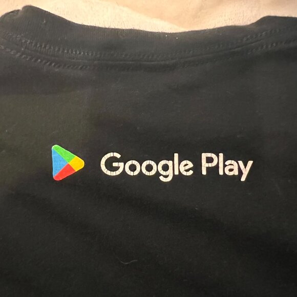 Limited Edition Google Play Graphic T Shirt by Naomi Otsu Black Size M - Picture 4 of 6